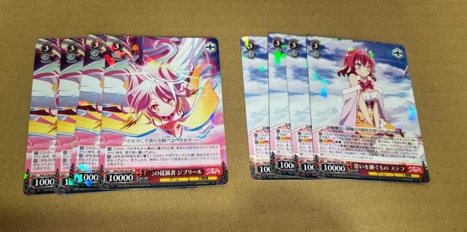 WS　ノーゲーム・ノーライフ　ノゲラ　ノゲノラ　赤単　8電源デッキ