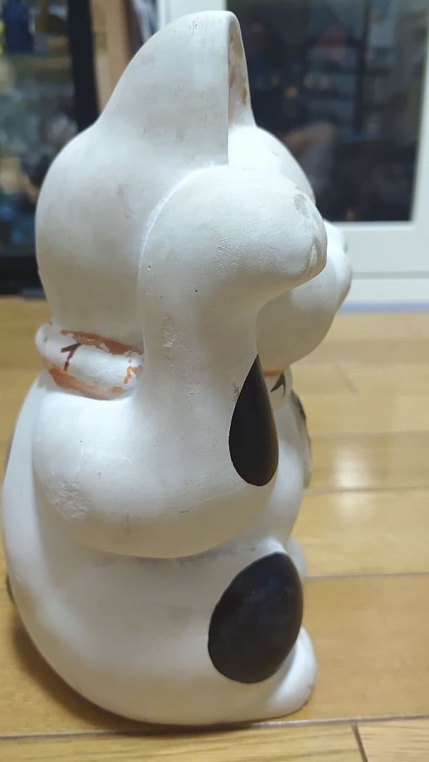 ヒゲタ醤油招き猫 時代物