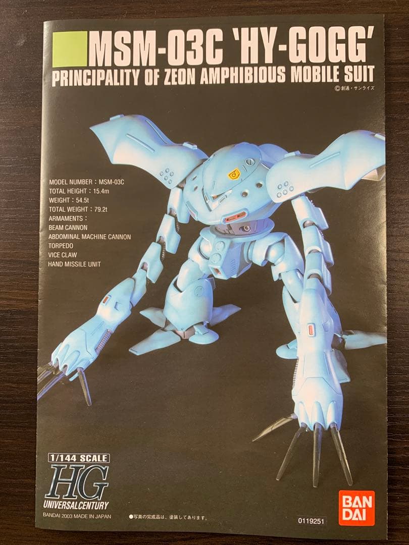 ガンプラ　HG ハイゴッグ　全塗装