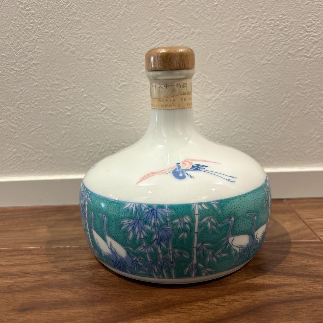 スーパーニッカ色絵ボトル　有田焼　陶器　ウイスキー特級　古酒