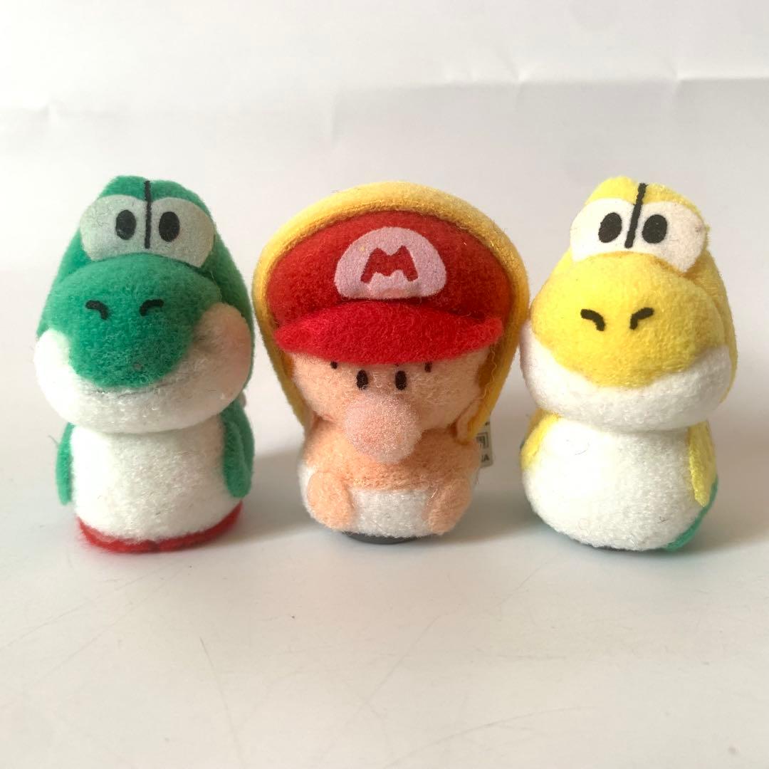 未使用 きゃらころ スーパーマリオ ヨッシーアイランド マスコット 3個