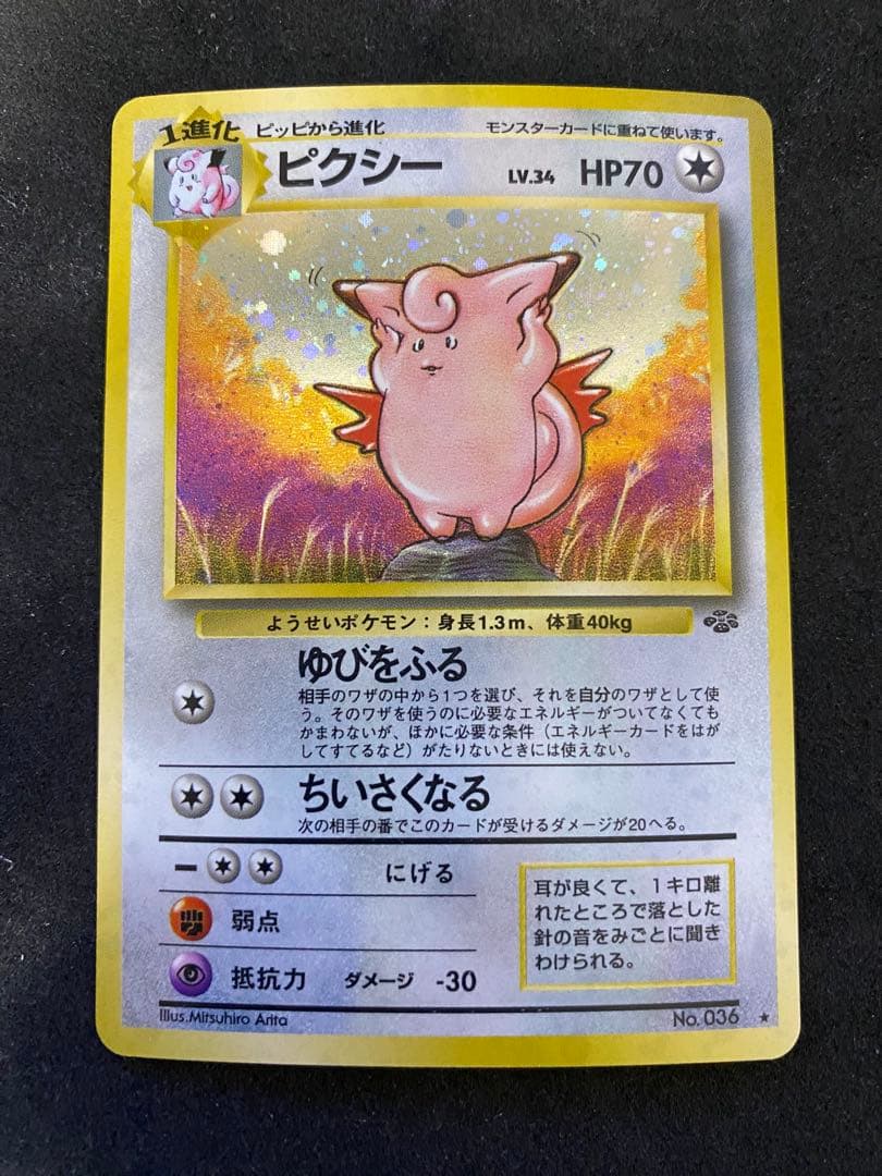 ピクシー　旧裏　十字ホロ　全面ホロ　完品相当