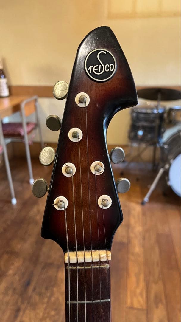 【O-153】Teisco ビザールギター K-4L