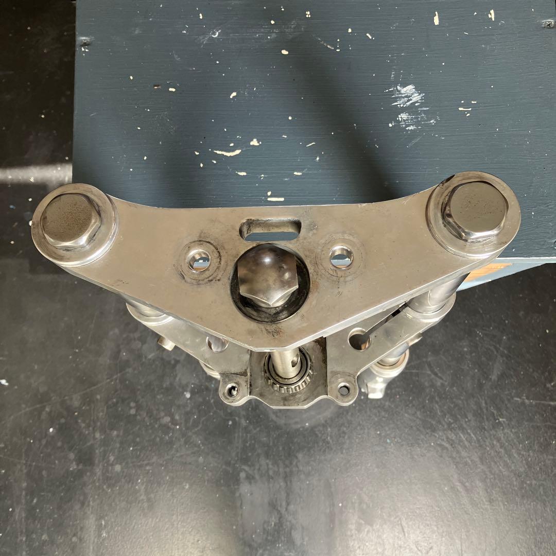 ショベルヘッド41パイ　レイク付きフロントフォーク