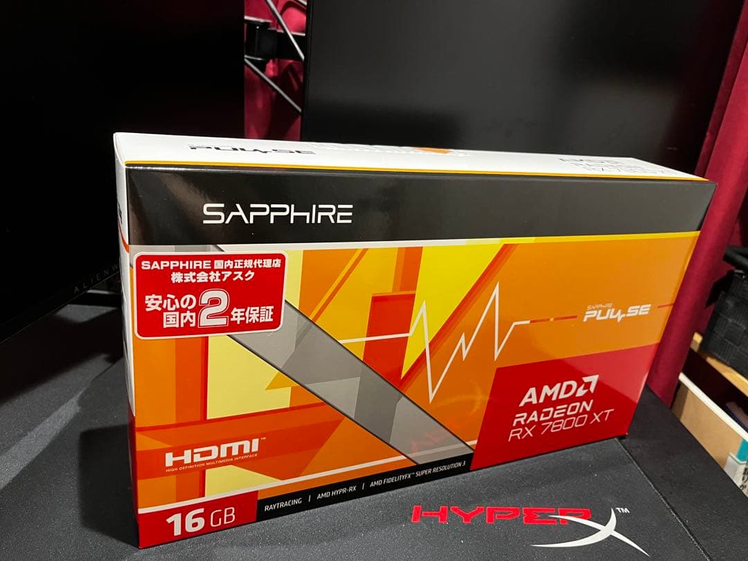 【美品】SAPPHIRE PULSE Radeon RX 7800 XT