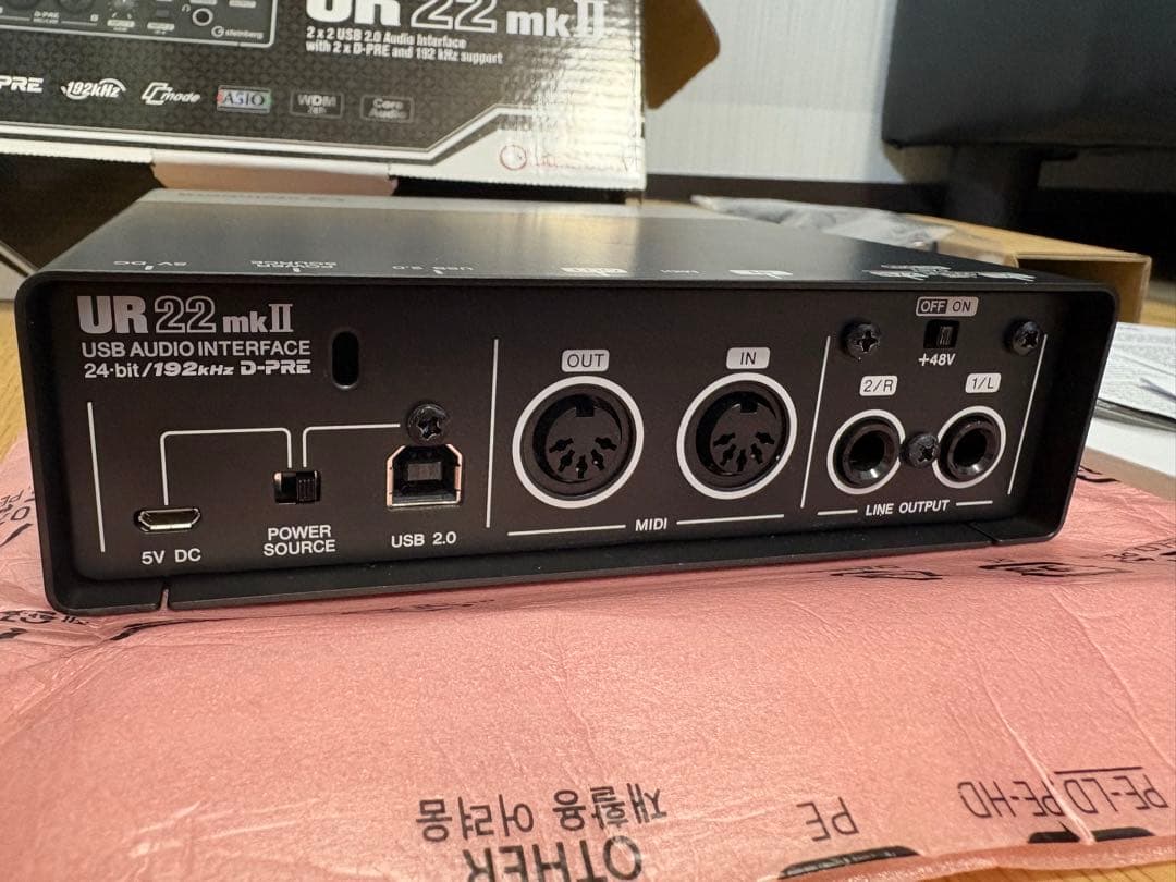 Steinberg UR 22 mk II USB オーディオインターフェイス