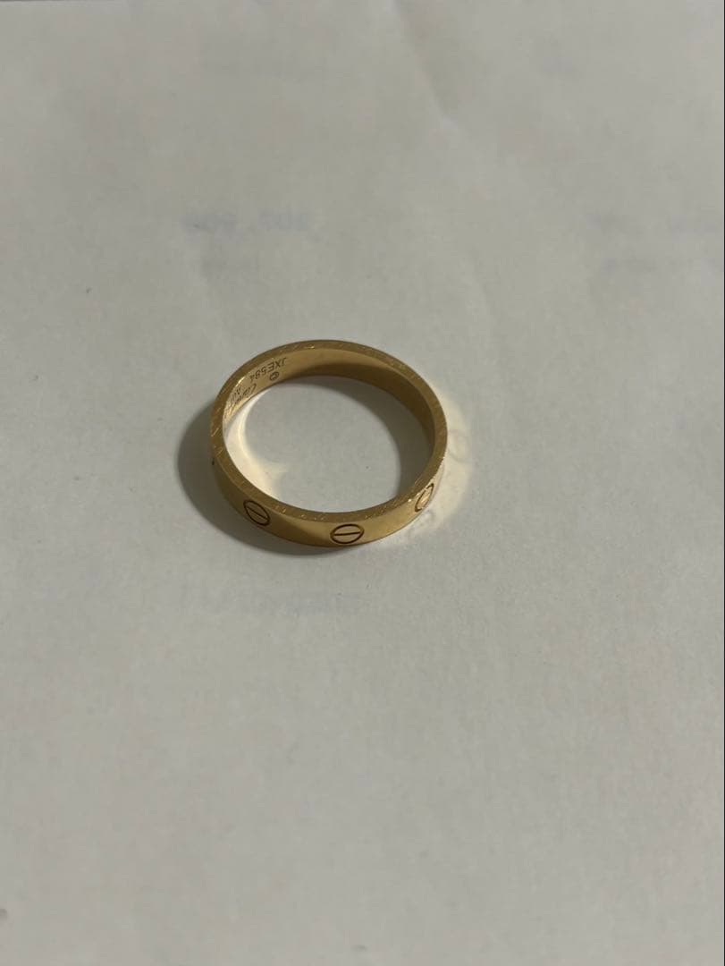 min様　Cartier ゴールドリング 58サイズ
