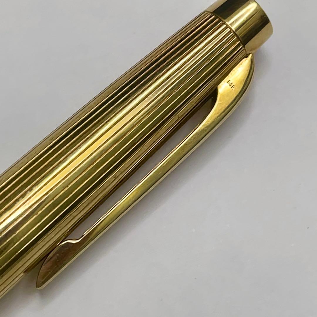 レア 希少 PLATINUM プラチナ 万年筆 14Kボディ 18Kペン先