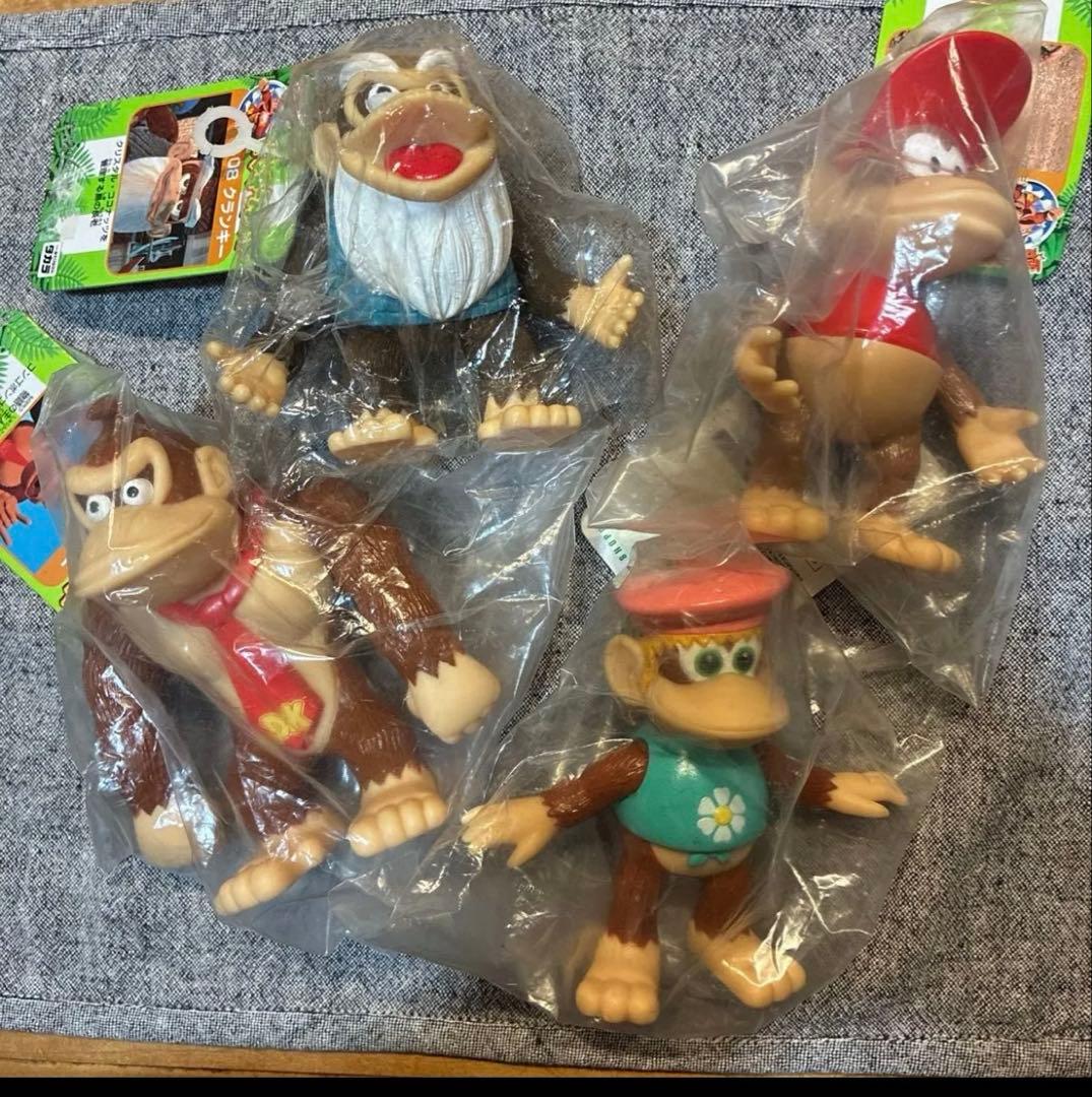 タカラ・ドンキーファミリー フィギュア 4体セット 当時物