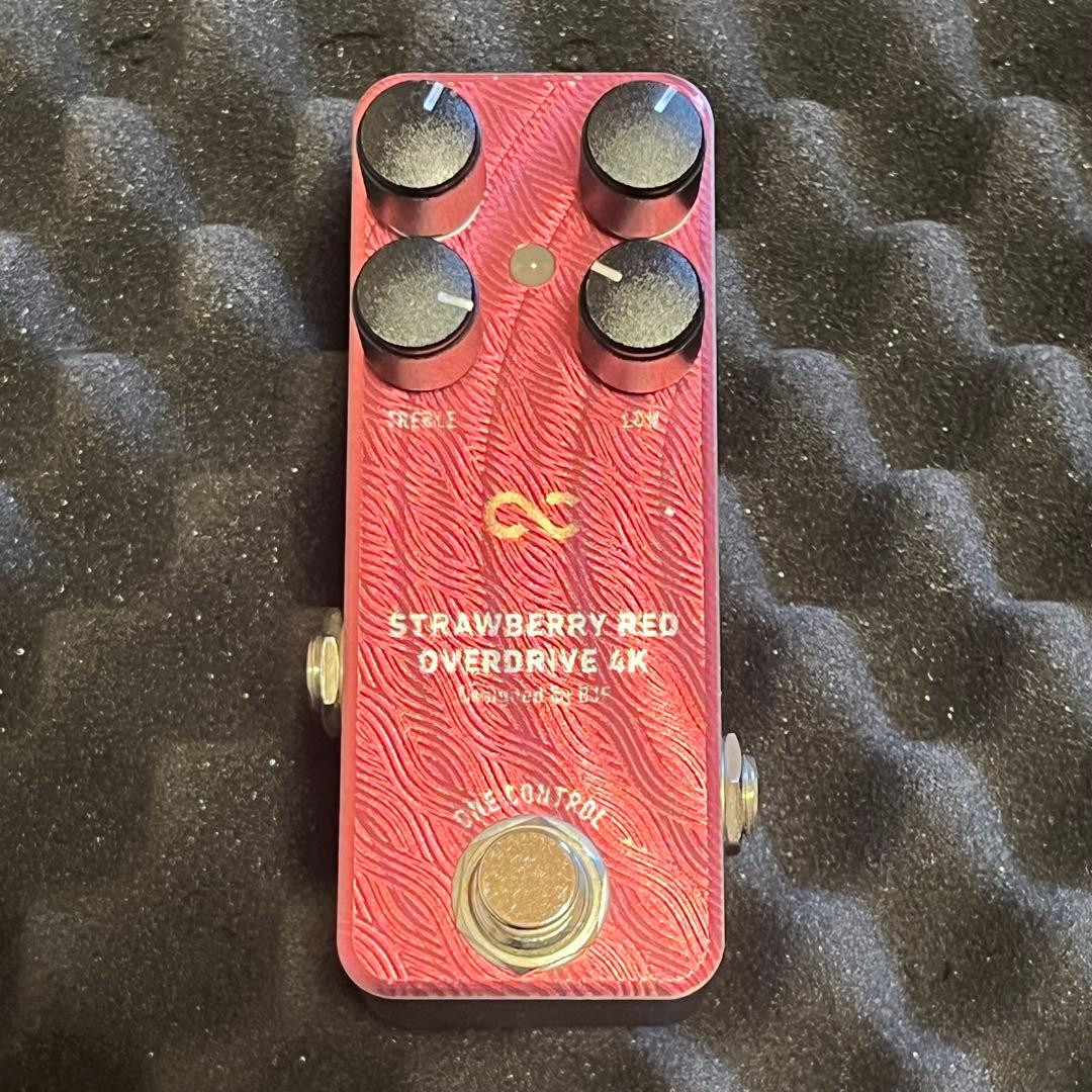 ギター ONE CONTROL STRAWBERRY RED OVERDRIVE 4K