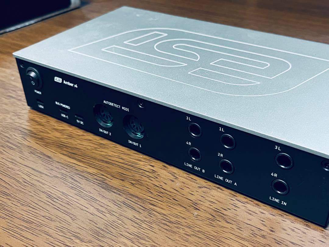 ESI Amber i4 オーディオインターフェース 付属品完備 ライセンス付