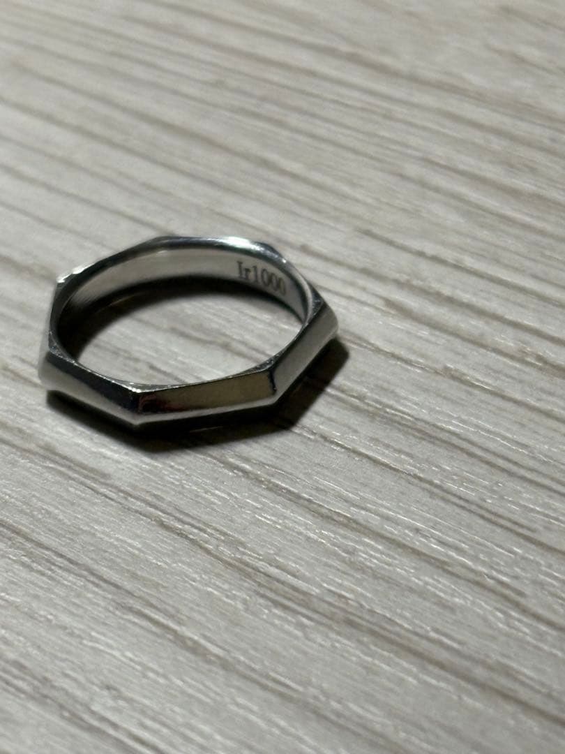Ir1000 イリジウム 指輪 10号リング 5.539g 希少素材 貴金属