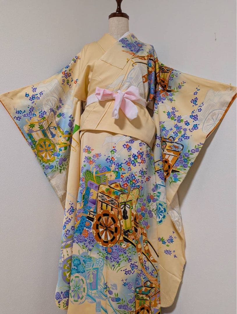 ♢ラ・ソールの端折りが素敵な二部式着物♢振袖