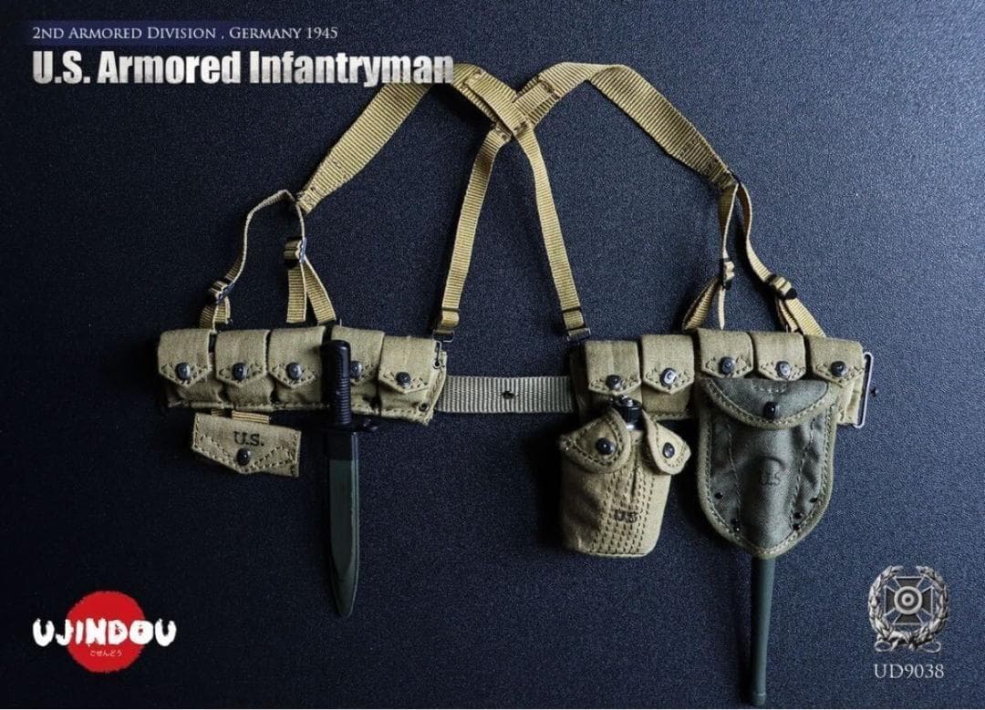 UJINDOU 1/6 WW2 アメリカ陸軍 第2機甲師団歩兵 UD9038