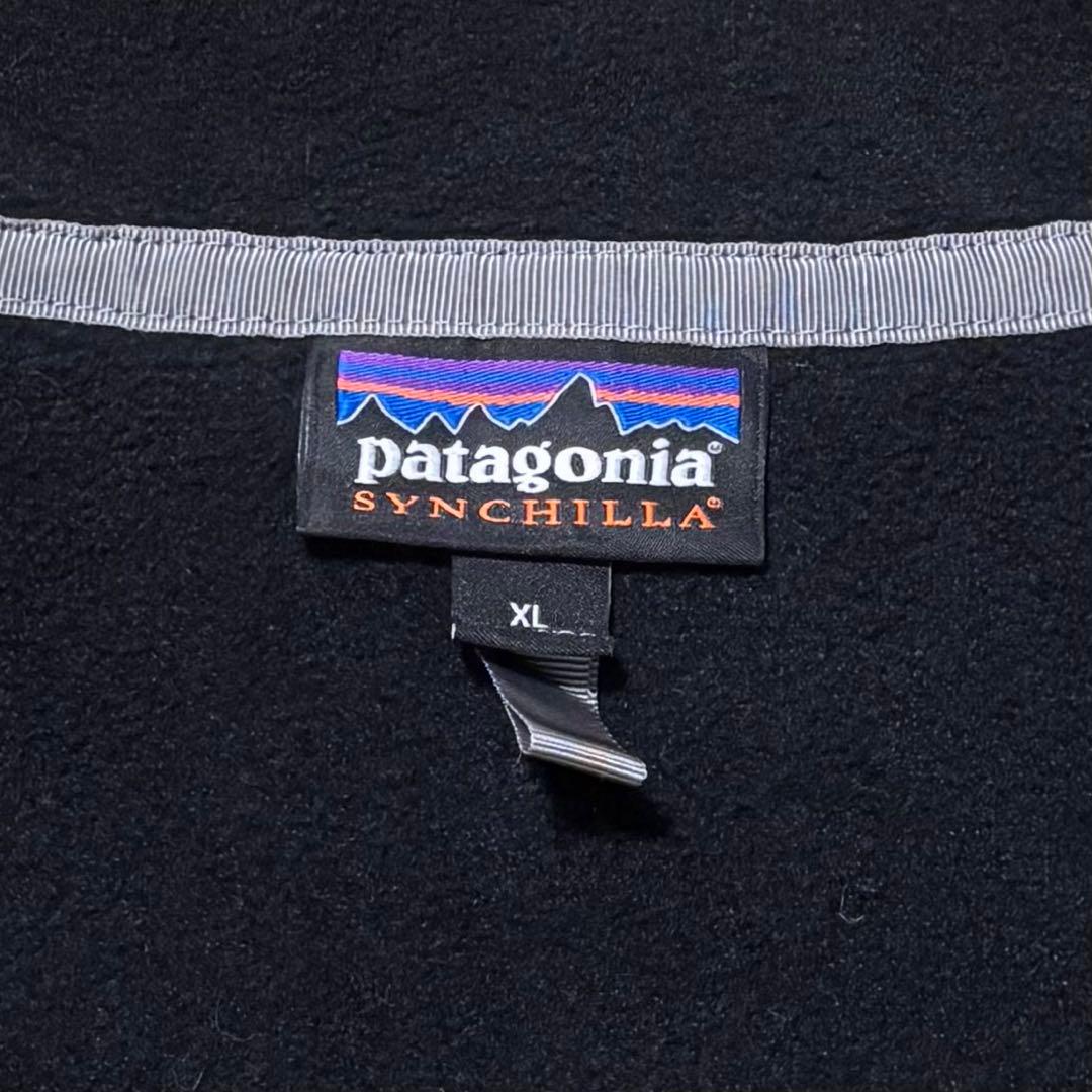 美品 XL 黒Patagonia 野村周平 シンチラ パタゴニア スナップT