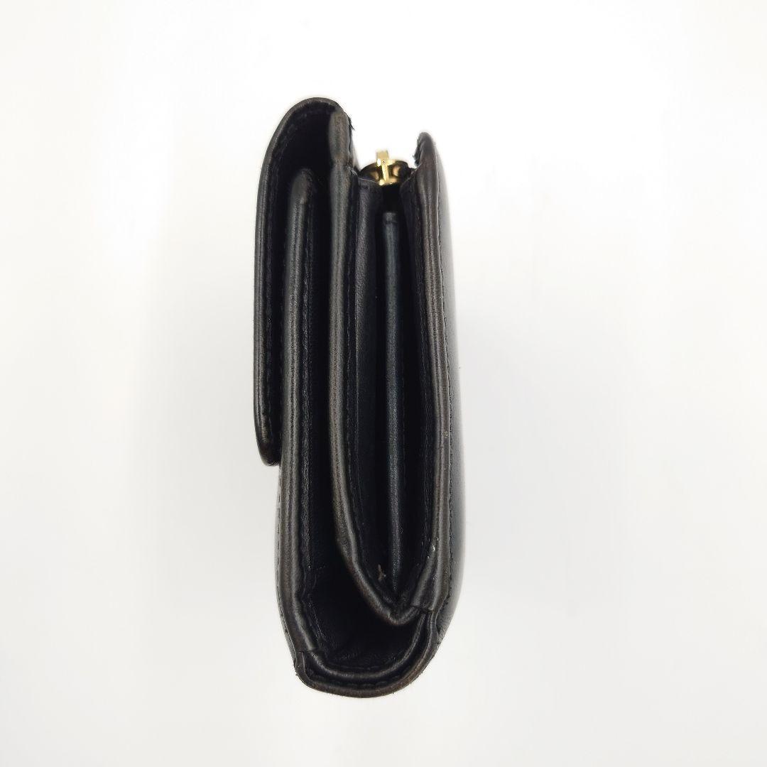 LOEWE 三つ折り財布 レディース ヴィンテージ 黒 アナグラムロゴ ロエベ