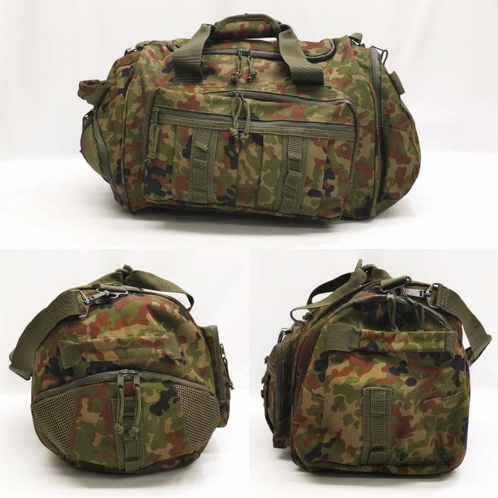 陸上自衛隊　ボストンバッグ　中型　アウトドア　キャンプ　サバゲー　TY№814
