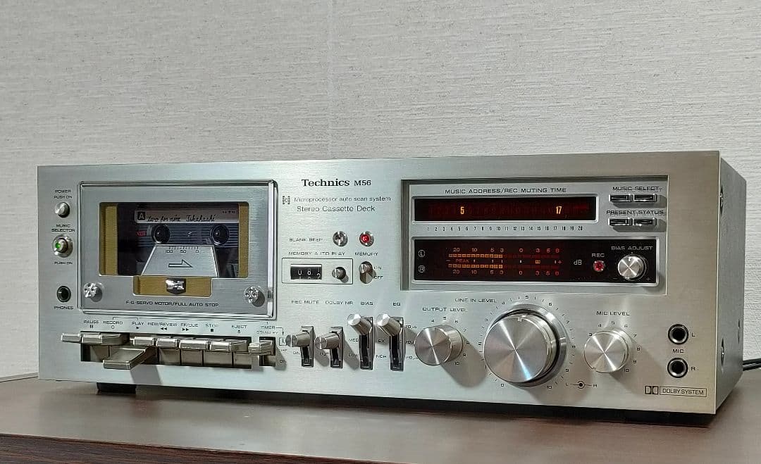 テクニクス Technics RS-M56 カセットデッキ【録音再生良好】⑤