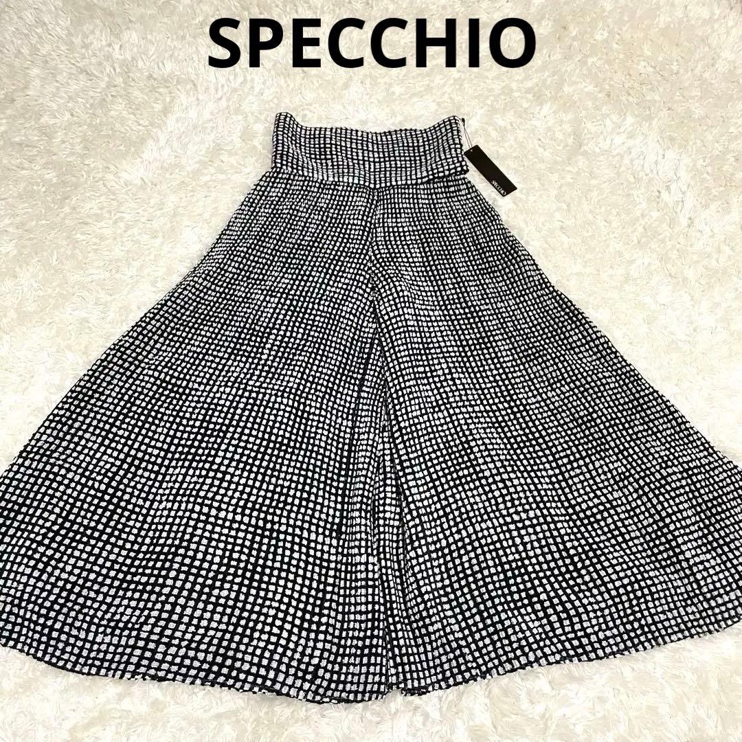 【新品】SPECCHIO フレアパンツガウチョパンツ チェック柄