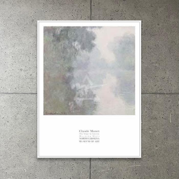 額装品/The Seine at/クロード モネ/ポスター/アート/インテリア