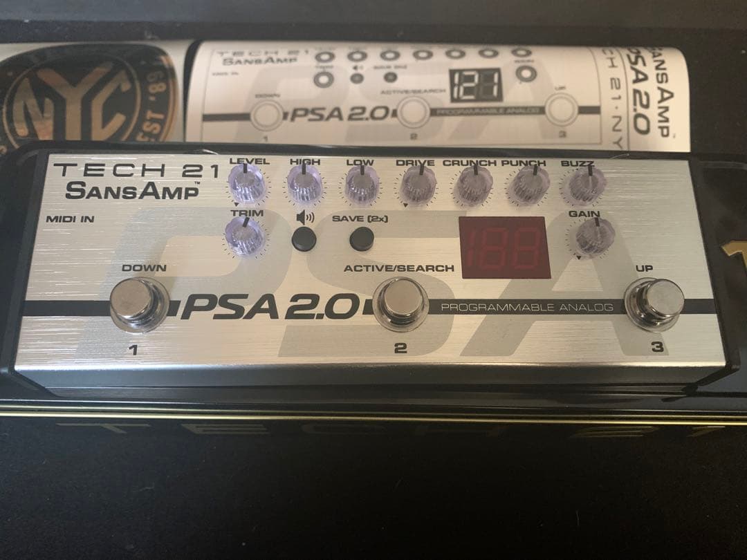 極美品❗️TECH21 SansAmp PSA-2.0 ギターエフェクター