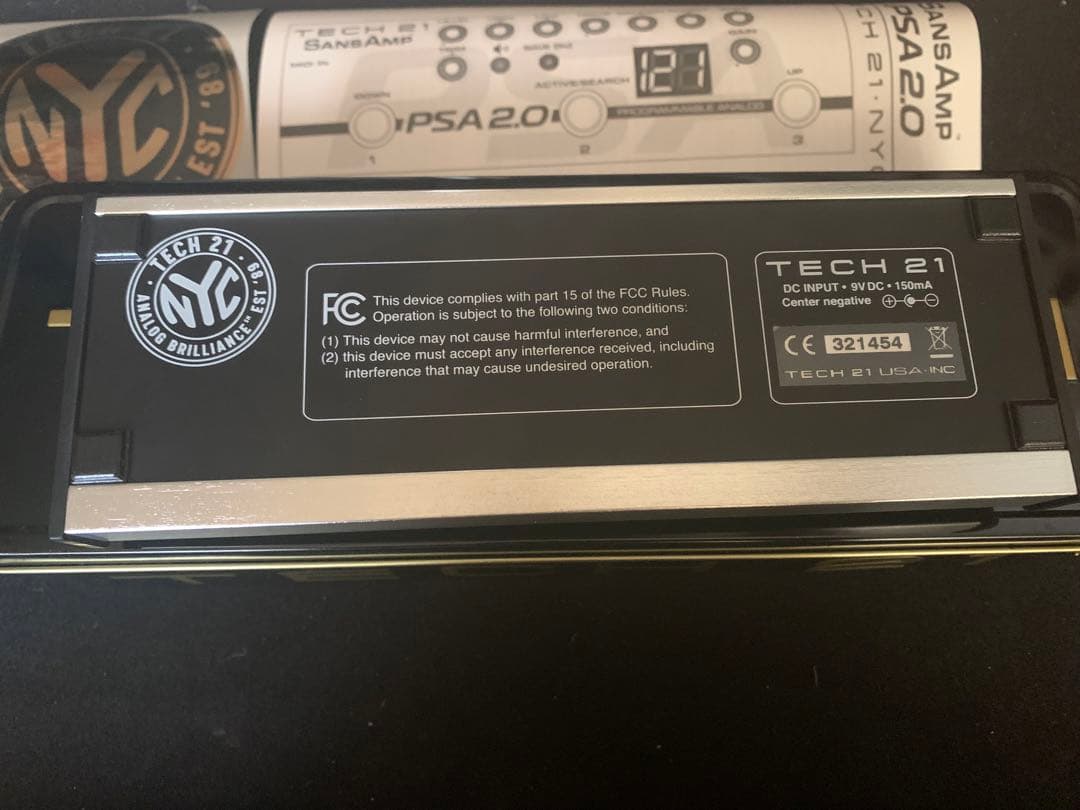 極美品❗️TECH21 SansAmp PSA-2.0 ギターエフェクター