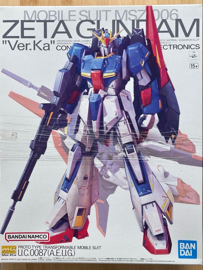 ロボット 1/100 MG MSZ-006 Zeta Gundam Ver.Ka