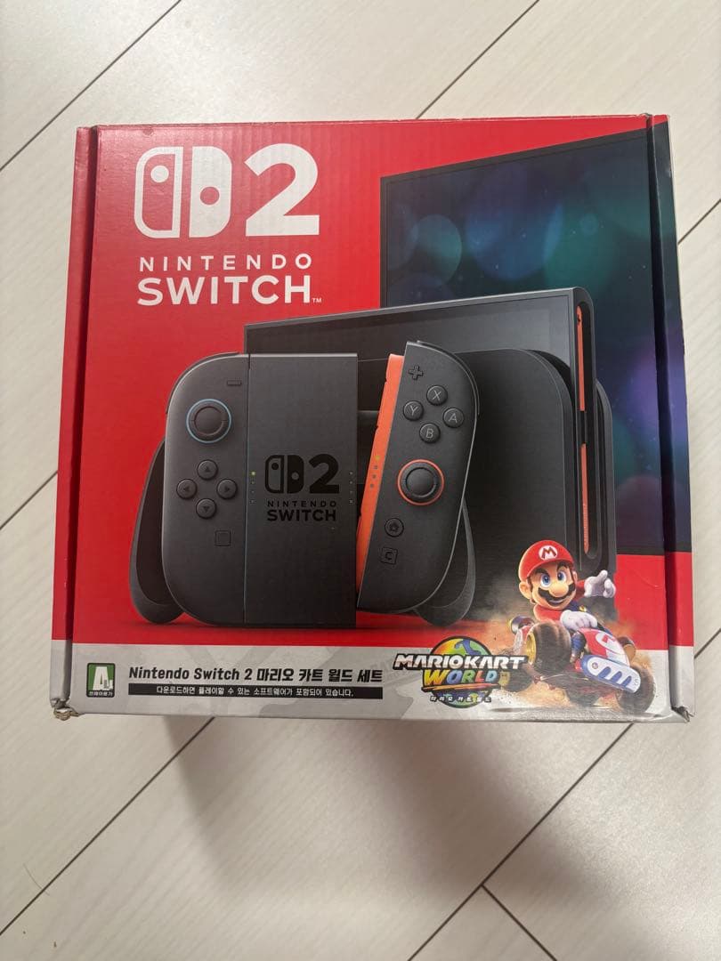 Nintendo Switch 2 本体 多言語対応　マリオカートなし
