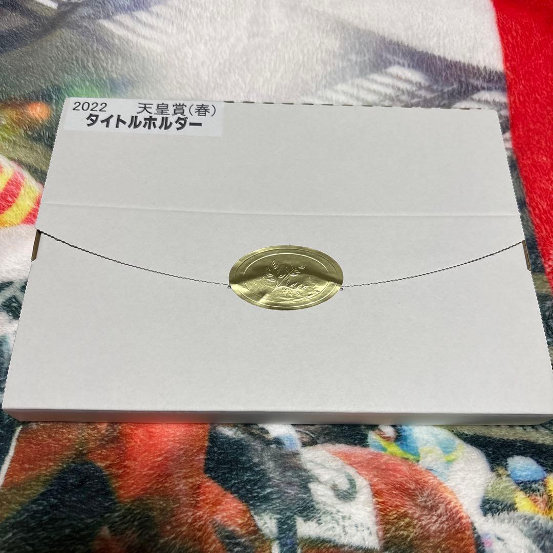 タイトルホルダー　2022 天皇賞春　額入りミニゼッケン　エラー品