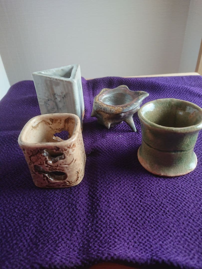 茶道具 ひしゃくおき4個セット
