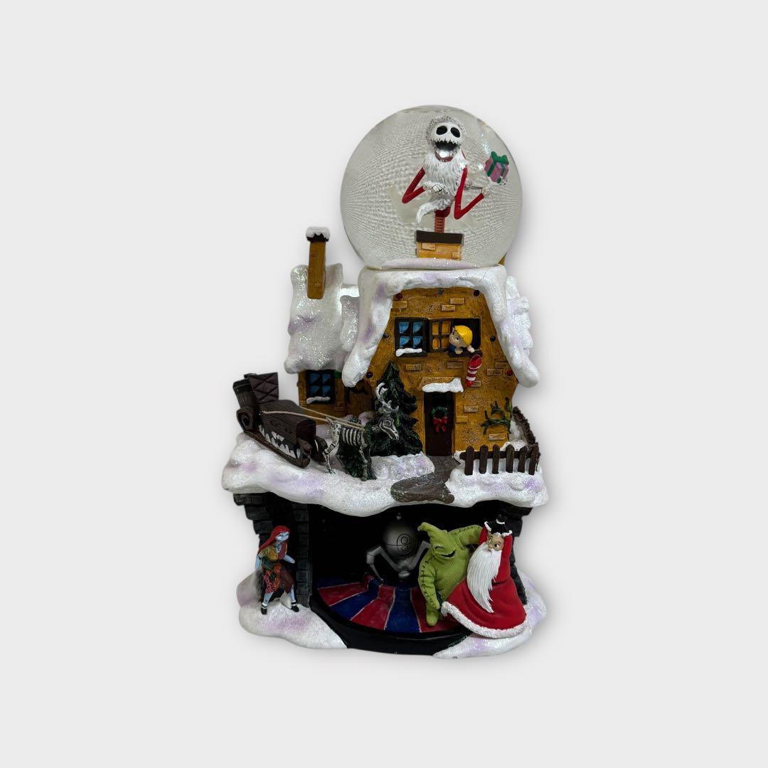 9298.ディズニー ナイトメアビフォアクリスマス スノードーム オルゴール