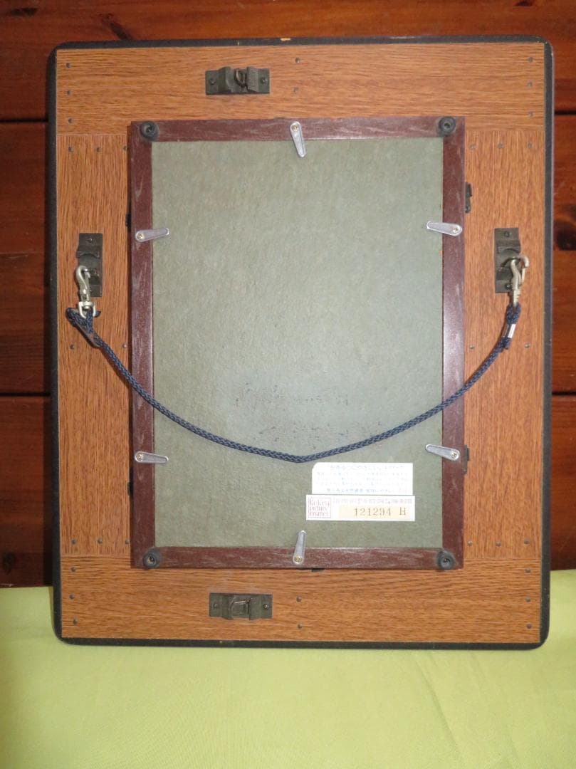 ◆今井ロヂン　「薔薇」　油彩　SM号　二科会審査員　古径額　師：レオナール藤田◆