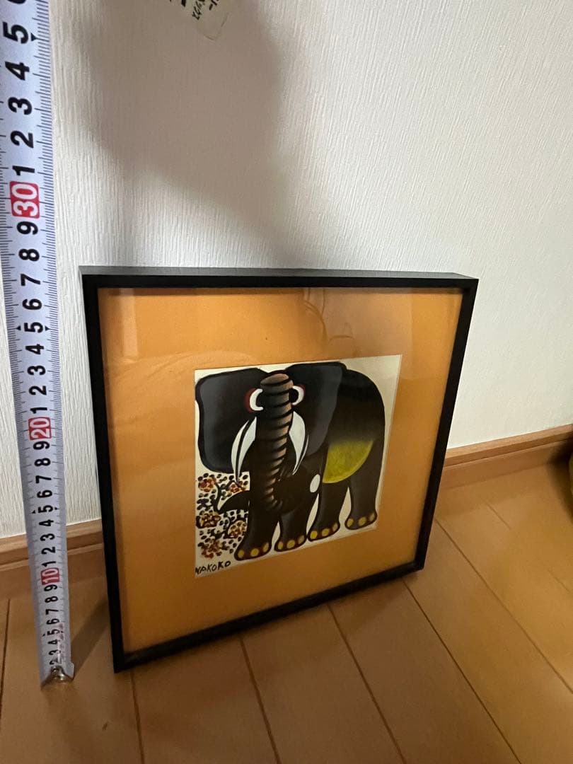 nakoko 絵画　ゾウ