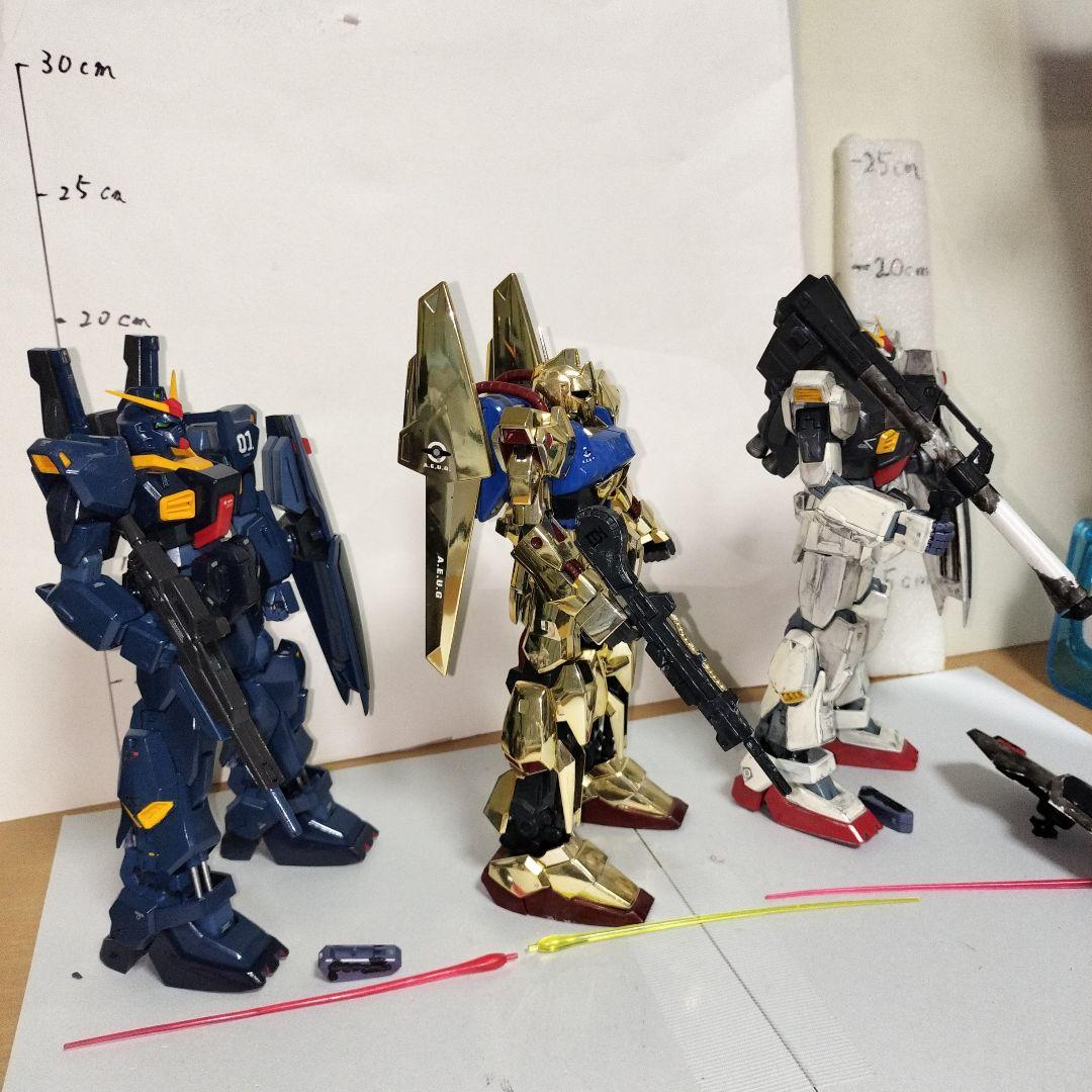 MG 1/100 百式 ガンダムMk-Ⅱ ver2.0 ティターンズ 塗装完成品