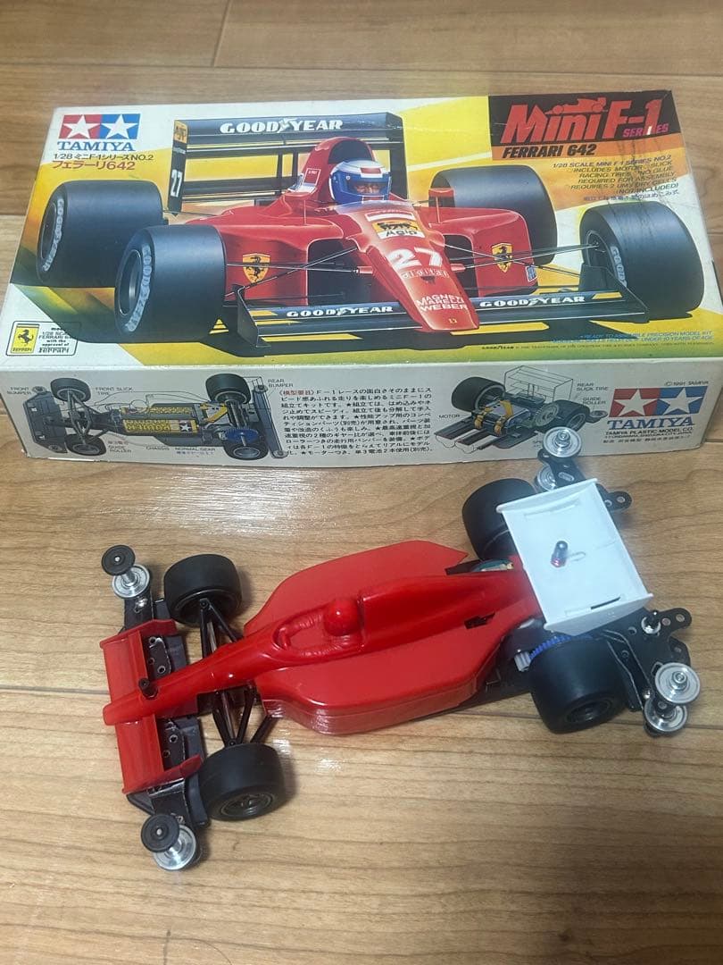 タミヤ★ミニF★完成品➕未組み立て品セット★フェラーリ642