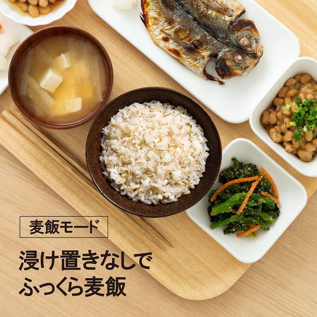 匿名配送✨三菱電機 IH 炊飯器 備長炭炭炊釜 5.5合 ピュアホワイト