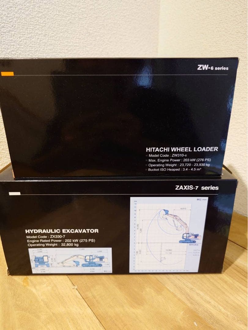 HITACHI 日立建機 銅古美仕様　２セット