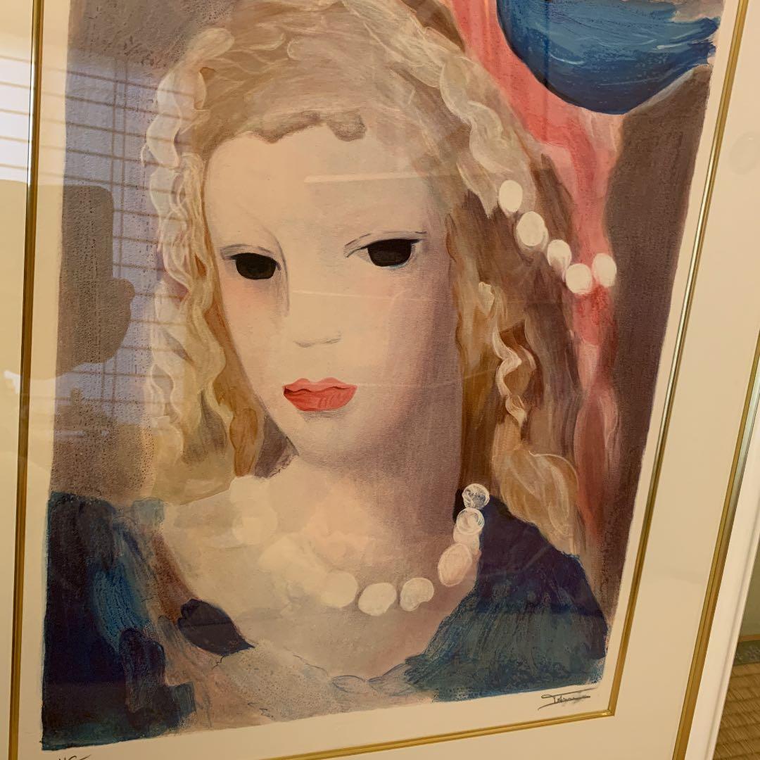 マーリー・ ローランサン　　絵画　　リトグラフ　　アンティーク　コレクション