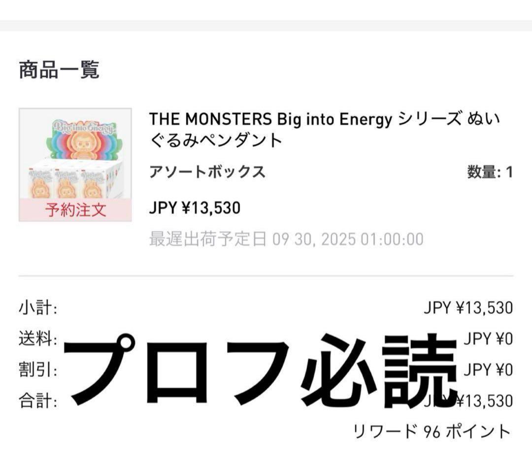 専用　正規品POP MARTラブブ Big into Energy シークレット