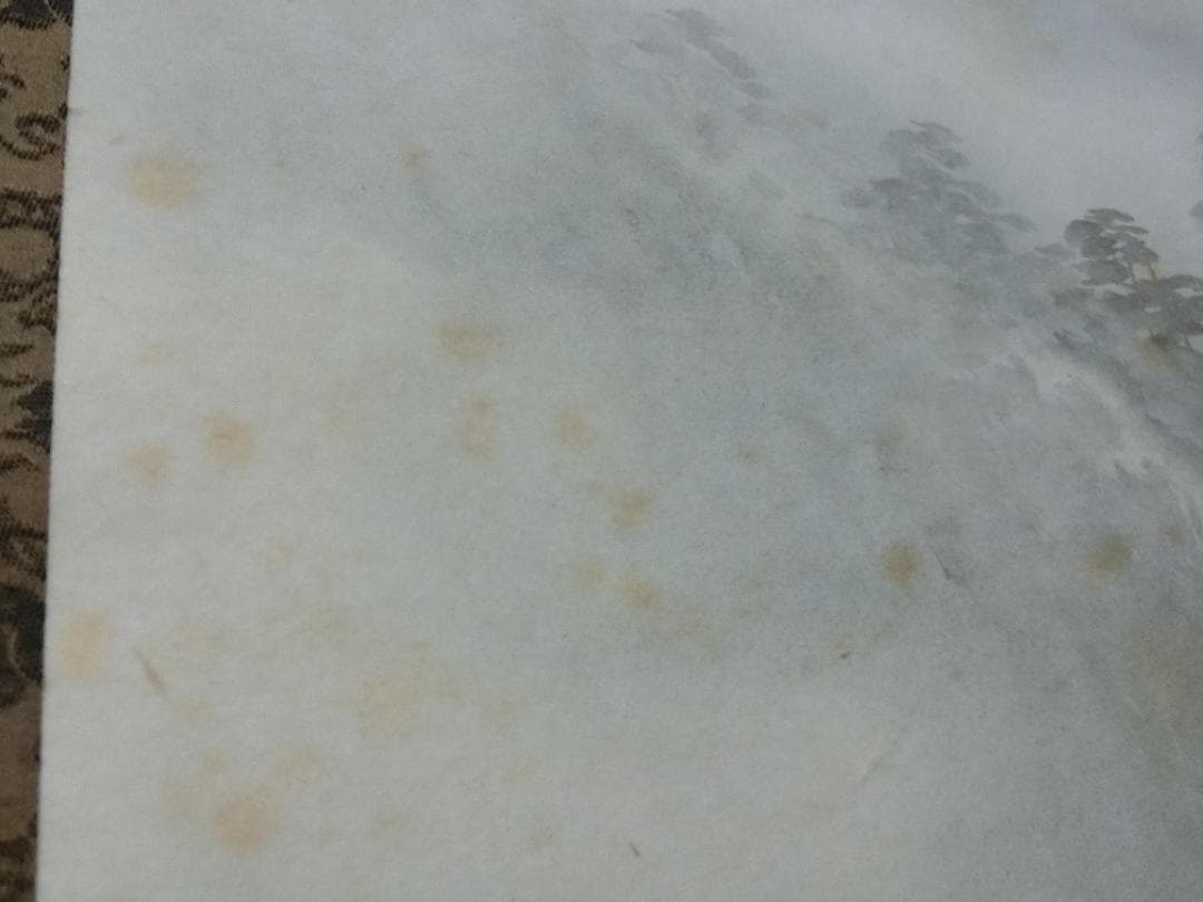 水墨画 水墨山水 春水画