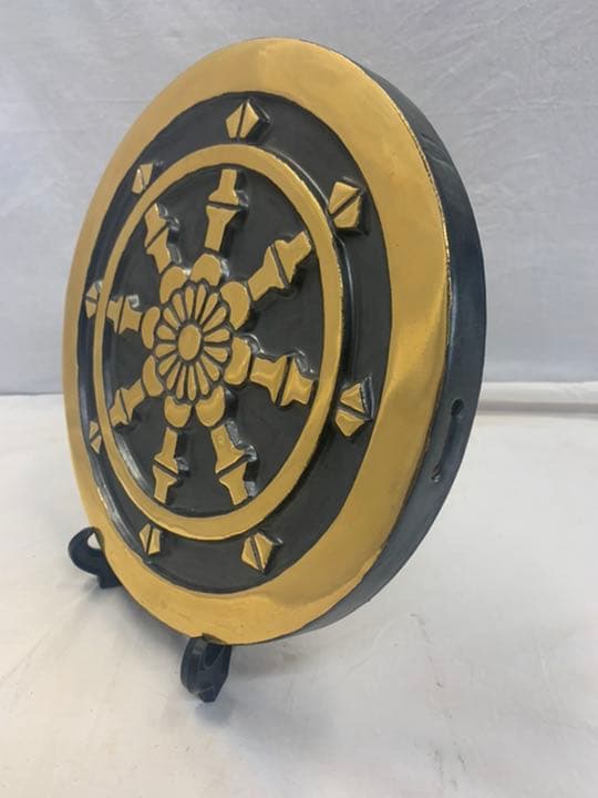 輪宝　金焼物　家紋