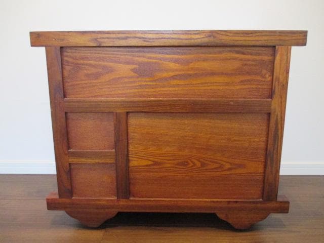 逸品　美品　船箪笥　車箪笥　欅材　車輪　和箪笥　箪笥　和家具　購入金額：23万円