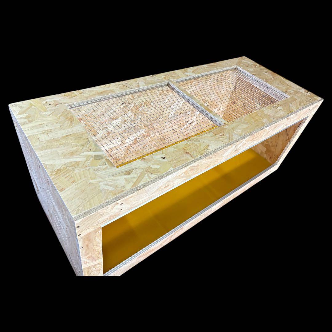 爬虫類ケージ　114×60×60 金網追加