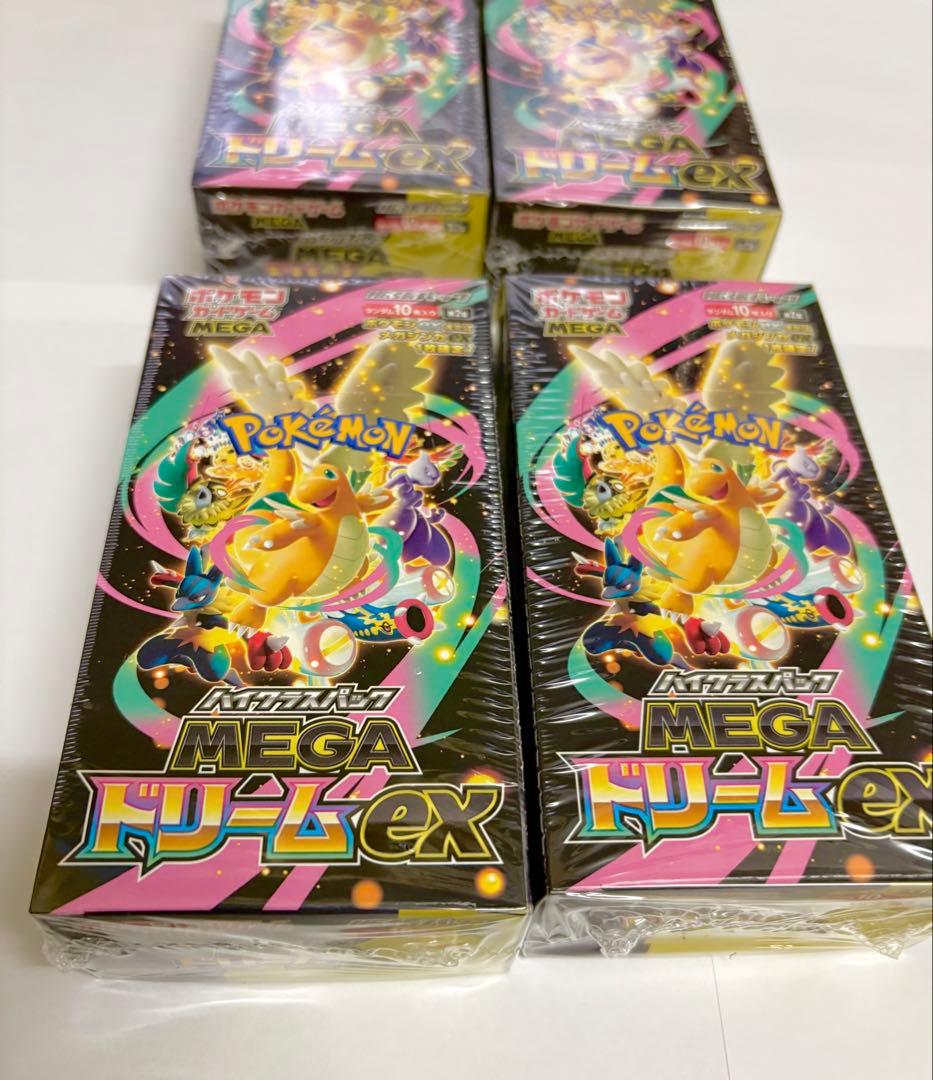 ポケモンカードゲーム MEGAドリームEX4BOX