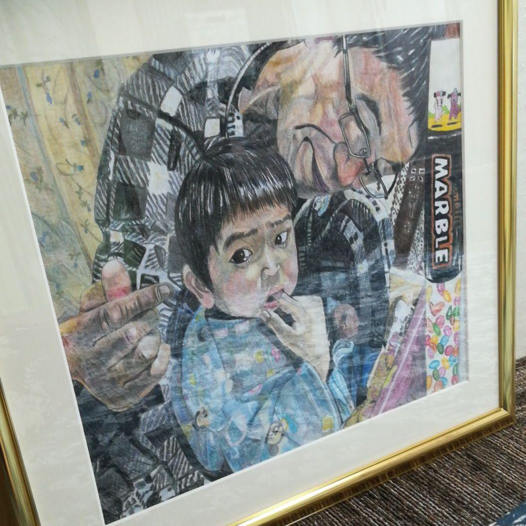 色鉛筆画