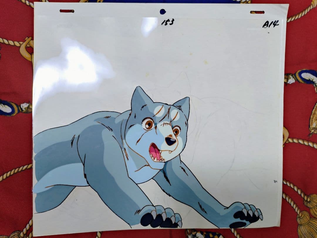 アニメ セル画 銀牙 3枚セット 当時物