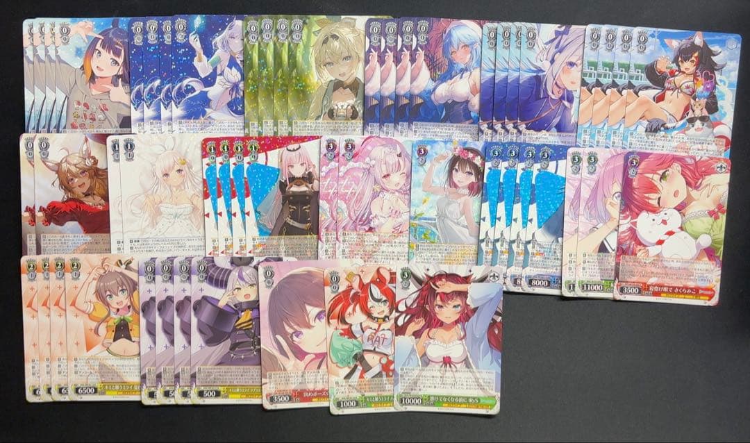 ヴァイスシュヴァルツ ホロライブ　4コンパーツまとめ売り