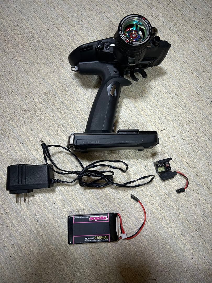 美品‼️Futaba T10PX ラジコン送信機セット‼️ grk5.grk4
