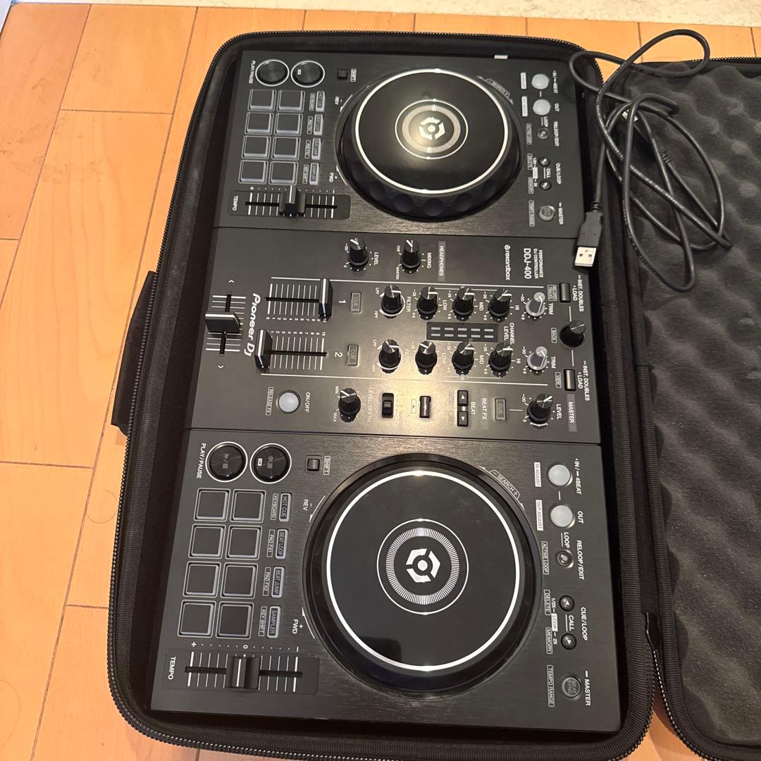DDJ-400 20年モデル　ケース&ケーブル付き