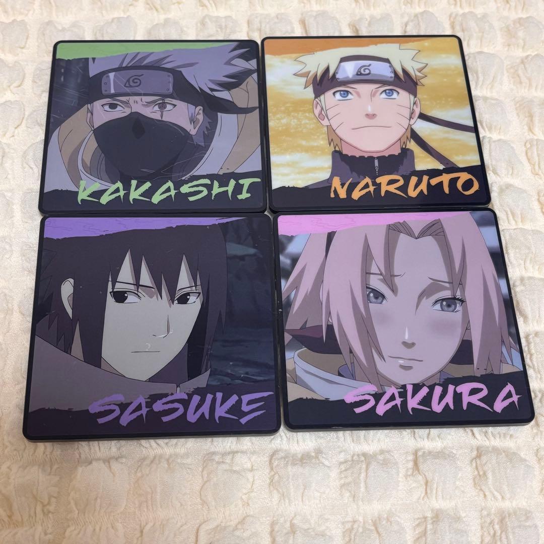 NARUTO 中国 アクリルコースター カカシ ナルト サスケ サクラ